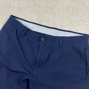 Under Armour Men's 38 Blue Match Play Golf Shorts Performance Active Stretch UA